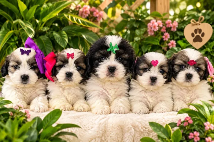 Shihtzu macho e fêmea 