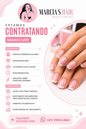 Precisa-se de Manicure