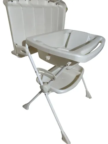 Suporte com trocador e banheira de bebe