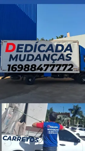 Dedicada carretos-mudanças Ribeirão preto e todo Brasil 
