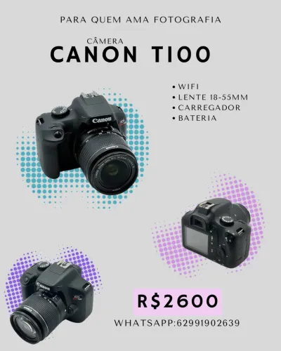 Câmera Canon T100