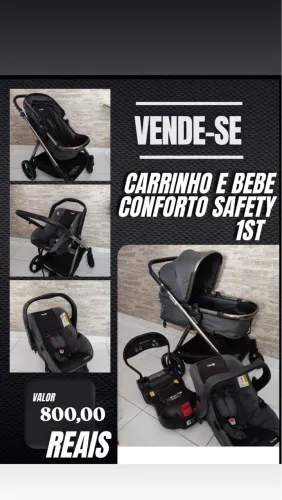 Vendo carrinho e bebê conforto