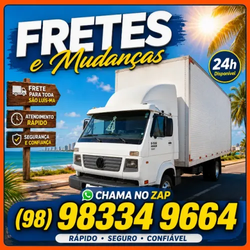 Fretes e Mudanças com Caminhão Baú | Serviço Seguro e Organizado 