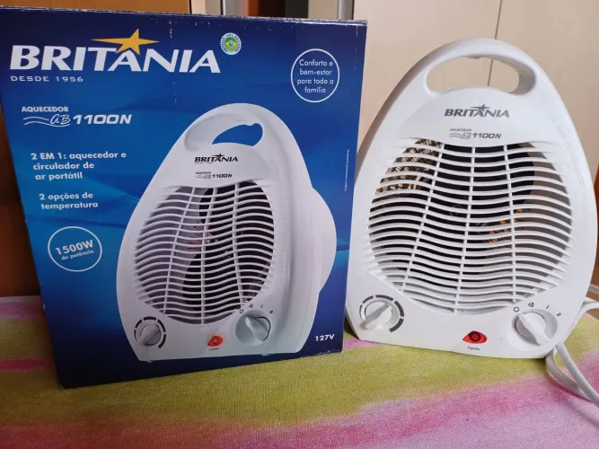 Aquecedor Britania 1500w novo