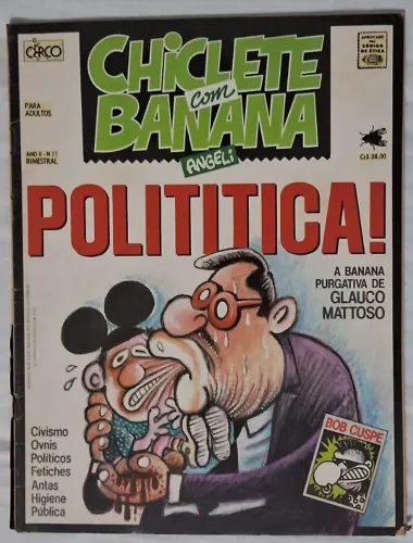 REVISTA CHICLETE COM BANANA Ano II Número 11 1987 Ótimo estado!