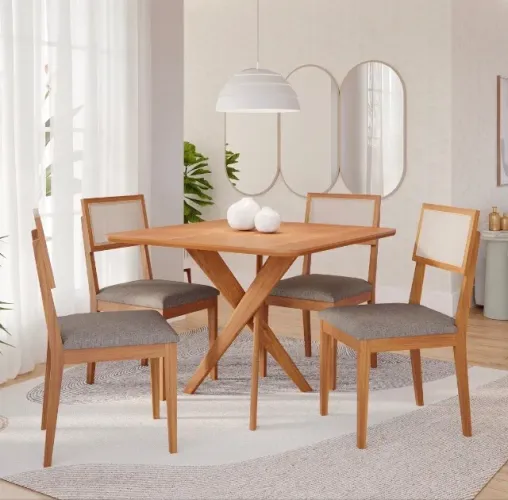 Conjunto de Jantar Matera 4 Lugares