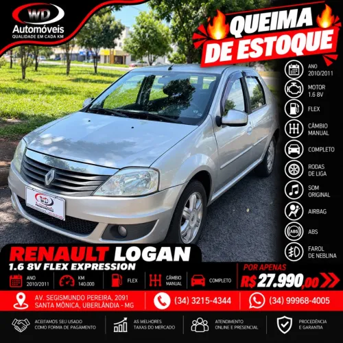 Renault Logan Expression Hi-flex 1.6 8V 4P 2011