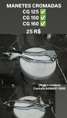 MANETES CROMADAS PARA CG