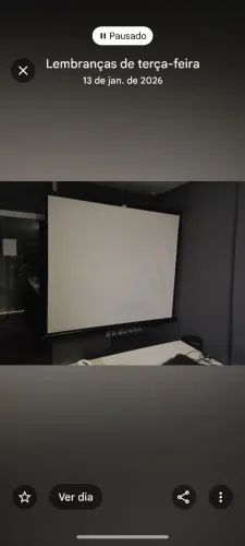 Projetor com tela para alugar