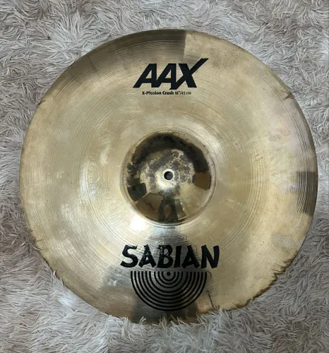 Prato Crash 18? Sabian AAX X-plosion (cortado na ponta)
