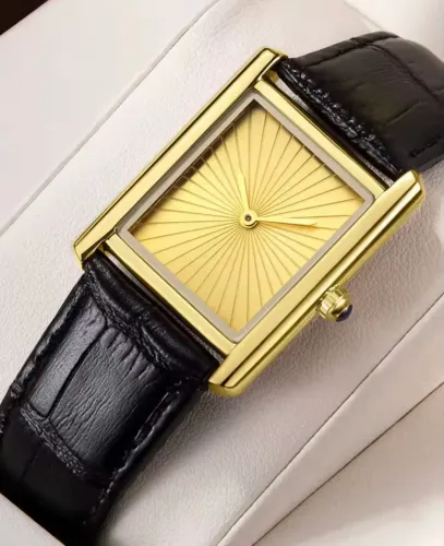 Relógio Quadrado estilo Cartier Vintage