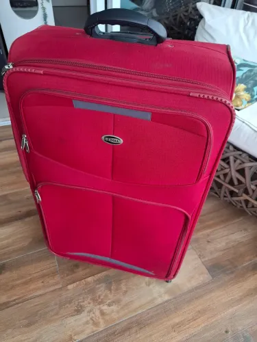 Mala de Viagem Grande E-Z Roll Vermelha