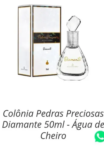 Colônia pedras preciosas diamante feminino ( água de cheiro)