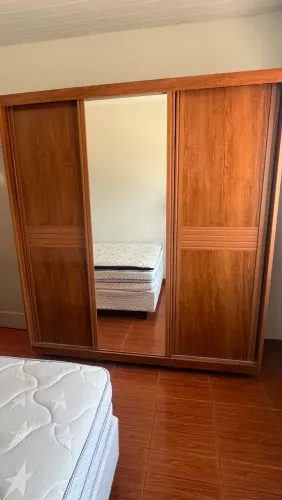 Guarda-Roupa Casal 3 Portas com Espelho | Leia a Descrição