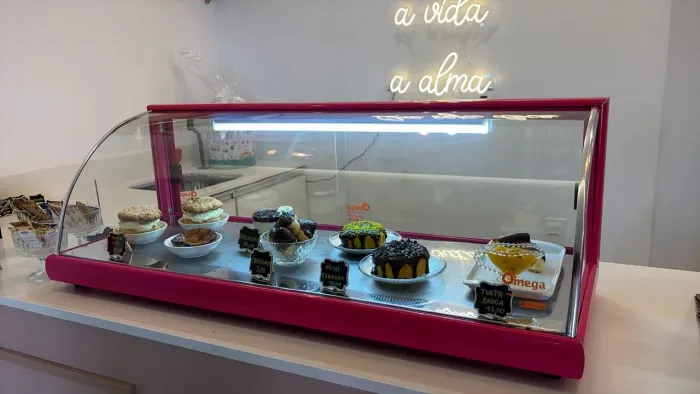 Estufa resfriada para doces (com placas de gelo) 