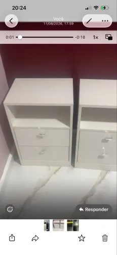 Criado mudo 2 unidades valor 230,00 cada vendo só se for os dois