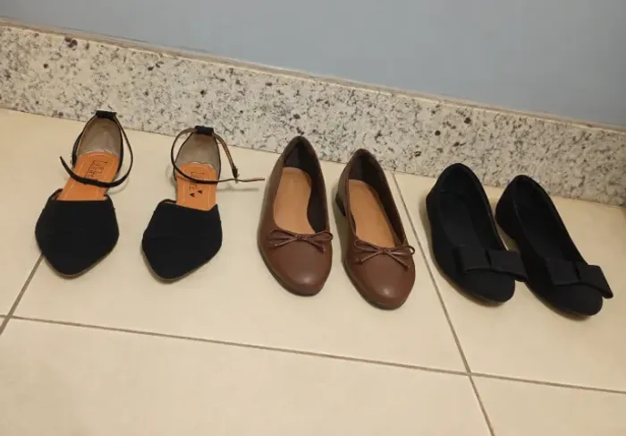 Três Sapatos nº36 NOVOS