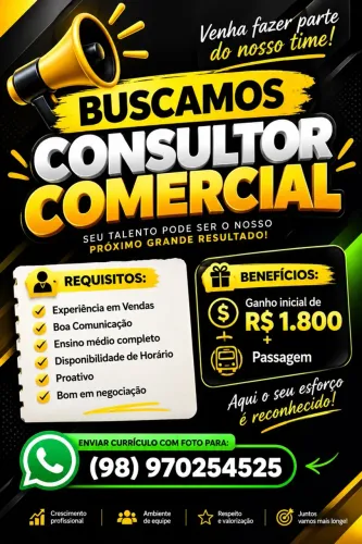 Buscamos Consultor comercial