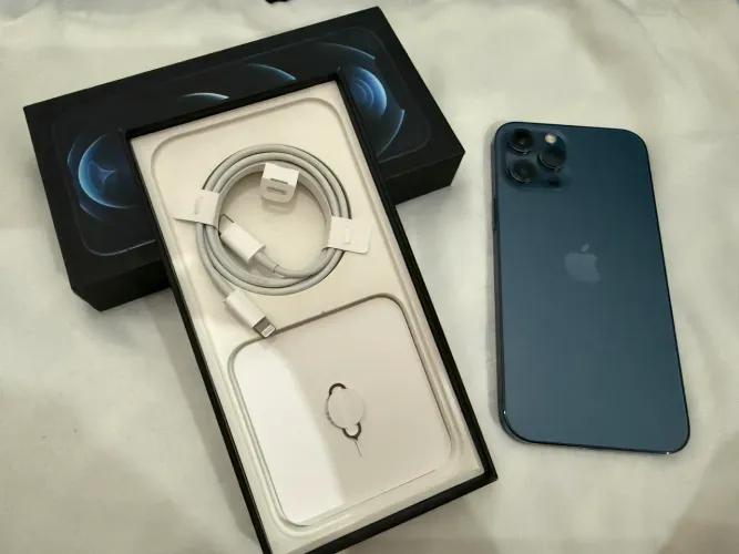 iPhone 12 Pro Max 128GB Azul Pacífico - Excelente Estado
