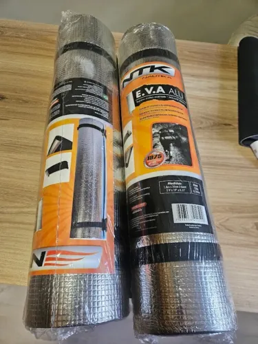 Isolante Térmico NOVO Camping Trilha Aluminizado Nautika EVA Kit com 2 tapetes