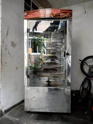 máquina para assar frango