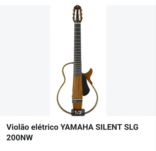 VIOLÃO YAMAHA SILENT SLG 200 NW