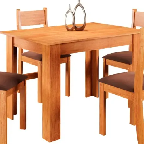 Mesa de jantar 4 lugares mdf
