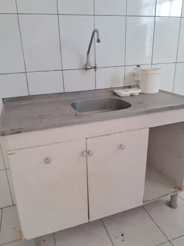 Pia de cozinha inox com bancada