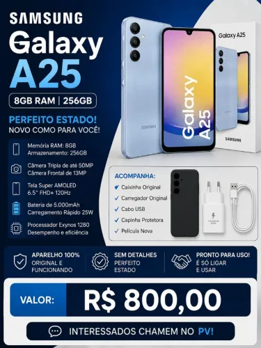 ? Samsung Galaxy A25 5G à venda!