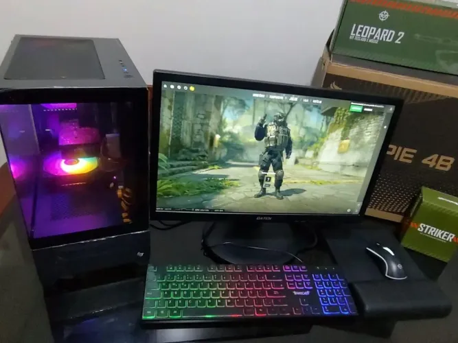Pc Gamer Completo OX - Intel Core i3 3.70Ghz, 12GB Ram, Vga GTX 1050 3GB GDDR5, HD+ SSD