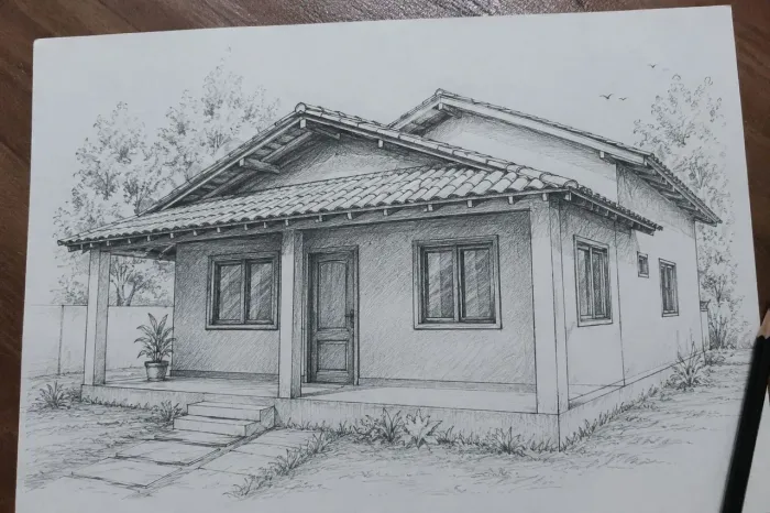 Troco casa em uma chácara