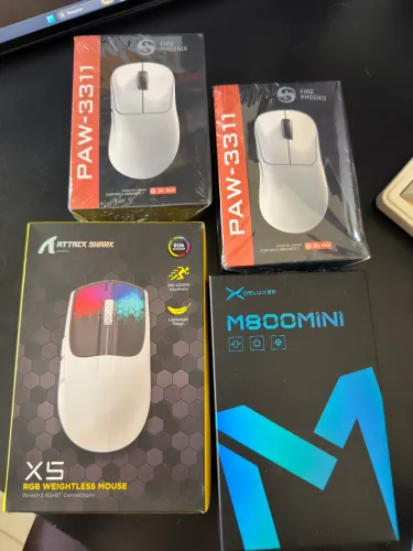 Mouse gamer novo 