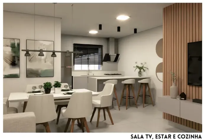 Excelente Casa NOVA 3 dorms 1 suite 2 vagas - Lazer Condomínio Bosque das Águias - Centro