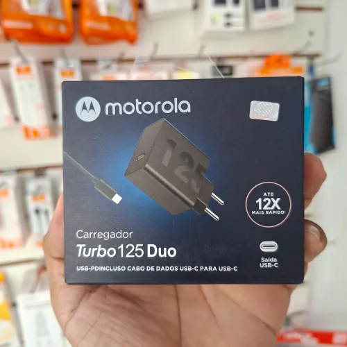 Carregador Motorola 125w tipo C - entrega em slz e região