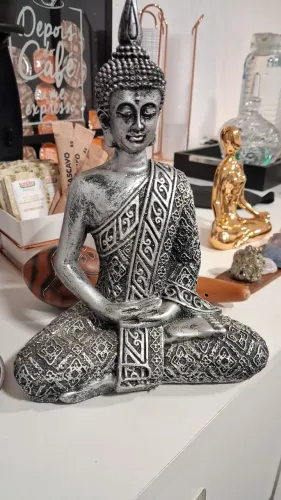 Buda Decorativo em Resina - Excelente Estado