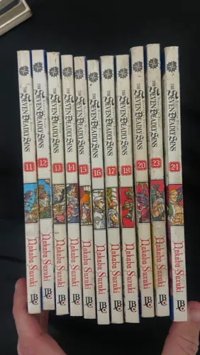Nanatsu no taizai mangás- 11 volumes - 11ao18+20,23 e24