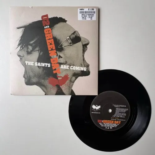 U2 Green Day The Saints Are Coming Vinil Compacto Importado