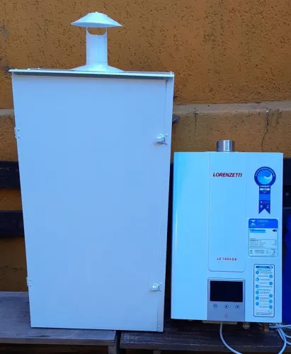 Aquecedor a Gás Lorenzetti LZ 1600 DE com Caixa Protetora