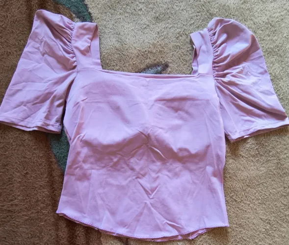 Blusa manga fofa