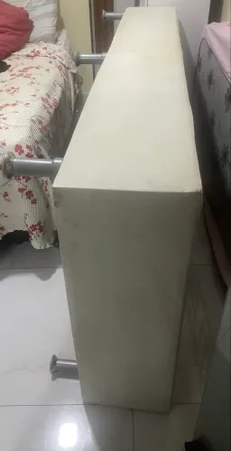 Base cama box solteiro corino branca 