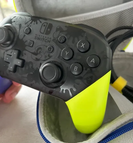 Pro controller Nintendo switch splatoon 3 original (para switch V1,V2,OLED).