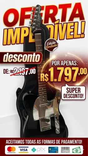 GUITARRA SQUIER FENDER TELECASTER