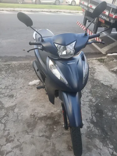 Biz ex 125 semi nova troco em cg start azul