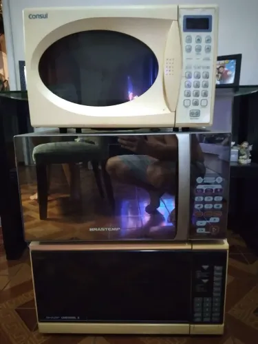Micro-ondas Lote 3 Cônsul Brastemp Sharp