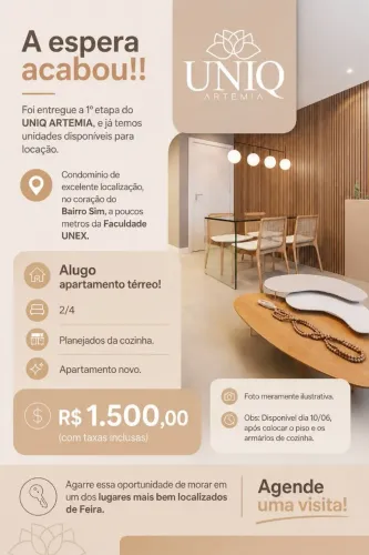 ALUGO Apartamento próximo a Unex