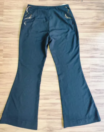 Calça flare Alfaiataria C. club