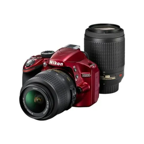 NIKON D3200 VERMELHA RARA
