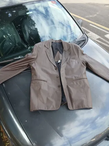 Jaqueta de couro / blazer