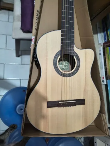 Violão novíssimo Shelby SN61C cordas de aço
