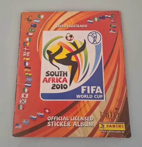 Album da Copa 2010 incompleto